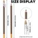  KAYLRE Eyebrow Pencil 5 Colors Waterproof Durable Eyebrow Pencil with Pencil Sharpener Sweat Resistant Too Mua Eyebrow Pencil (Size: Black) - Buy Online on GoSupps.com