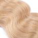 Shop Premium Keratin Bonding Wavy Hair Extensions #18 Natural Blonde - 50cm 100 Strands 100% Remy Quality - Buy Online on GoSupps.com