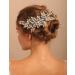Deniferymakeup Bride Wedding Rhinestone Hair Vine Comb Bridal Hair Piece Rhinestone Hair Comb Rhinestone Hair Accessories for Women and Girls (Gold) - Buy Online on GoSupps.com