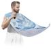 Landscape Glacier Beard Bib Apron Beard Hair Catcher for Men Shaving Fathers Day Anniversary Christmas Gifts for Dad Husband Beard Bib with 2 Suction Cups