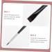 SOESFOUFU 6pcs Eyeliner Makeup Brush Makeup Foundation Makeup Brushes Black Rayon Wooden Handle - Buy Online on GoSupps.com