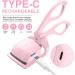 Heated Eyelash Curler Electric - 2 Modes, Quick Heating, Easy Curl, Long Lasting Natural Lashes - Save Makeup Time - Pink - Buy Online on GoSupps.com