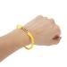 Anti-static Wrist Bands Silicone Sports Bracelet Soft Negative Ion Energy Balance Wristband for Healthcare (YELLOW)