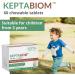KEPTABIOM Probiotic Tablets for Adults & Kids - Multi-Strain Live Bio Cultures & Prebiotic Inulin - Gut Health & Digestion Support - Buy Online on GoSupps.com