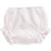 HASAKI Baby Diaper Cover Set - 2Pcs Linen Bloomer Underwear Shorts for Toddler Newborn Boys Girls | 9-12 Months, Khaki & White - Buy Online on GoSupps.com