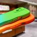 Rnrieyta Miagon Gradient Aesthetic iPhone 11 Pro Case - Stylish Orange & Yellow Curly Silicone TPU Bumper for Women & Girls - Buy Online on GoSupps.com