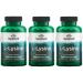 Swanson Amino Acid Ajipure L-Lysine Pharmaceutical Grade 500 Milligrams 90 Veg Capsules (3 Pack)