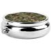 Buy Green Camo Portable Round Pill Box - Lightweight Moisture-Proof & Perfect for Vitamins | International Shipping Available - Buy Online on GoSupps.com