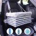 MARSLABO Dog Car Seats for Small Dogs, Upgrade Dog Booster Seat with Metal Frame Construction with Double-Layer Oxford, Perfect for Small Pets up to 20lbs XL-UP TO 20LBS Stripe