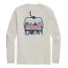 Vineyard Vines Men's Ski Lift Logo Box Long-Sleeve Tee Casual XL Marshmallow