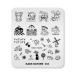 Alexnailart Nail Art Stamping Plates Picture template with Cartoon Farm Animal Windmill Bread Pattern For Nail Design Manicure Print DIY Nail Design Nailack Transfer Tools NA033