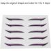 Jauarta Stickers Colorful Reusable Waterproof Self Adhesive Stickers for Weddings Dance Parties (Purple) - Buy Online on GoSupps.com