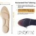 Women's Shoe Insoles (2 Pairs) - Arch Support, Breathable New Material, 5D Sponge Barefoot Comfort Insoles for Massaging Arch and Foot Pain Relief - Beige - Buy Online on GoSupps.com