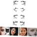 Didiseaon 8 Pairs halloween eyeliner stickers human eye stickers face sticker winged eyeliner eye decals Skull lash decor Durable Eye Line Strips double eyelid Makeup Tools plastic - Buy Online on GoSupps.com