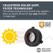 Celestron EclipSmart Safe Solar Eclipse Telescope Filter | ISO 12312-2 Compliant | Fits Travel Scope 60 | Observe Eclipses & Sunspots Safely - Buy Online on GoSupps.com