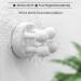 OSORD 8-Pack Silicone Toothbrush Holder & Razor Hooks - Self-Adhesive Multi-Purpose Bathroom Organizers | White - Buy Online on GoSupps.com