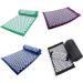 Fioerddtuie Acupressure Mat - Cotton Portable Massage Mat for Men & Women | Monochrome Green Back Muscle Relief for Gym & Travel - Buy Online on GoSupps.com