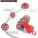 Mootlry Cast Iron Chainmail Scrubber + Pan Stainless Steel Skillet Cleaner Scraper Tool for Cast Iron Pans Durable Easy to Use Red - Buy Online on GoSupps.com