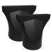 Healifty hair dryer nozzle professional reusable universal hair dryer diffuser hairdressing tool for the salon at home 2 pieces (black)