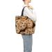 DEHIWI Cookies Food Chocolate Chip Biscuits Tote Bag For Women Waterproof Casual Shoulder Bag With Zipper Grocery Handbags For Office Shopping Travel Black One Size - Buy Online on GoSupps.com