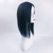 Nature Straight Mixture Snythetic Hair Topper 18" Side Parting Lace Base Clip in Wiglet Full Head Wear Crown Wig (Left Part 1b# Black) - Buy Online on GoSupps.com