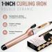 1 Inch Curling Iron | 25mm Ceramic Tourmaline Hair Curler for Short & Long Hair | Dual Voltage & Gloves Included - Buy Online on GoSupps.com