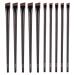 RMISODO 10 Pcs Angled Eyebrow Eyeliner Brush, Ultra Fine Eyeliner Brush, Slanted Eyebrow Brush, Precision Lash Liner Brush, Professional Eye Makeup Applicator for Blending Eyeshadow Eyebrow Eyeliner