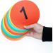 Eco Walker 6 Non-Skid Flat Cone Spot Markers - Set of 10 for Sports Speed Agility Training - Buy Online on GoSupps.com