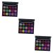 FOMIYES 3pcs 15 Eyeshadow Eye Shadow Palettes Matte Makeup Palette 1 count (Pack of 1) As Shownx3pcs