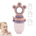 Baok Baby Fruit Schnuller Feeder | Food-Grade Silicone Baby Fruit Dispenser & Massage Toy for Toddlers - Buy Online on GoSupps.com