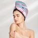 Hair Towel Wrap & Turban - Quick Drying Hair Towel with Button (Flamingo1) | International Shipping Available - Buy Online on GoSupps.com