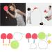 BESPORTBLE Table Tennis Trainer Set with Elastic Soft Shaft and Wooden Paddle for Kids Indoor/Outdoor Play - Includes Soft Ping Pong Ball for Practice - Buy Online on GoSupps.com