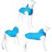 Soft & Breathable Dog Hoodie - Winter Coat for Large Dogs with Hat Bags & Linen Hole | Kickred Light Blue - Buy Online on GoSupps.com