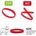 Molain 15-Piece Adjustable Puppy Collars & ID Neck Bands for Small Dogs & Cats Perfect for Identification & Newborn Kittens (30cm) - Buy Online on GoSupps.com