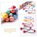 FRCOLOR Rope Pairs headband color hair tie hair band Pom Pom hair ties for girls hair ties for thick hair ponytail holders girls hair rope Acrylic Korean version bracket Headband - Buy Online on GoSupps.com