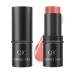 Cream Blush Stick  Waterproof and Long Lasting Blush Stick  3 In 1 Makeup Stick For Cheek  Eyes And Lips  Cream Blush Makeup For All Skin Tones (Orange)