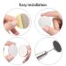 Rolybag 25mm Foot Sandpaper Discs | 240 Grit Fine | 100pcs Boxed | Replacement Pads for Electric Manicure Pedicure - Buy Online on GoSupps.com