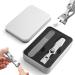 Dotmalls Nail Clipper Dotmalls Cumuul Nail Clipper Cumulus Nail Clipper with Catcher Slanted Nail Clippers (Color : Silver)