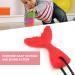 Buy Baby Teether - Silicone Fishtail Shape Teething Stick & Pendant Necklace (Red) | Soft & Safe Chew Toy for Infants - Buy Online on GoSupps.com