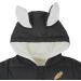 Minizone Baby Snowsuit Winter Romper | Cotton Hooded Jumpsuit for Girls and Boys | Cartoon Rabbit Design | 0-6 Months (Black) - Buy Online on GoSupps.com