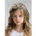 IYOU Flower Girl Headpiece Gold Flower Pearl Headband Leaf Crystal Bridal Wedding Hair Accessories for Girls - Buy Online on GoSupps.com