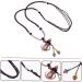 FRCOLOR Essential Oil Bottle Necklace Diffuser | Car Aromatherapy Pendant | Colorful Glass Jewelry for Moms | Stylish Perfume Bottle Necklace - Purple 30x2cm - Buy Online on GoSupps.com