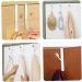 ABOOFAN 2pcs No Punching Door Hook Heavy Duty Clothes Rack Coat Hanging Holder Over Door Organizer Rack Bags - Buy Online on GoSupps.com