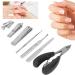 Ingrown Toenail Removal Kit Clippers Corrector Ingrown Nails Clippers Pedicure Owl Beak Pliers Adhesive Removers - Buy Online on GoSupps.com