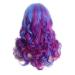 Stfantasy ombre Dirty Pink Women Wigs Long Natural Curly Layered Synthetic Hair for Girls Ladies Female Cosplay Anime Costume Party Carnival (#G668) ...