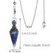 BACTIM Lapis Lazuli Healing Stones and Crystals Dowsing Pendulum Healing Crystal Points Gemstone Pendulum Scrying Dowser Reiki Crystals Resin Chip Stone Divination Wicca Crystal Therapy Meditation - Buy Online on GoSupps.com