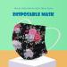 50pcs Floral Disposable Face Mask Adults 3Ply Colorful Paper Masks - Pack of 50 Count - Spring Summer Beautiful Printed Facemask for Men and Women - Flower-8 - Buy Online on GoSupps.com