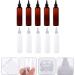 Minkissy Pack of 10 250 ml Hair Colour Bottle Applicator Hair Squeeze Bottles Shampoo Container with Twist Top Cap Pet Refillable Bottles for Hair Colour Painting (Transparent) - Buy Online on GoSupps.com
