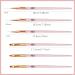 Unaone 6 Pack Nail Art Brushes Set - Rose Gold Nail Art Liner Painting Brushes for Salon & DIY Manicure - Buy Online on GoSupps.com