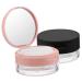 PLAFOPE 2pcs Portable Powder Box Makeup Sponge Holder Makeup Foundation Empty Foundation Compact Kit Plastic